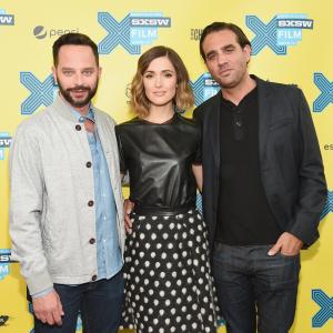 Rose Byrne, Bobby Cannavale and Nick Kroll at event of Adult Beginners (2014)