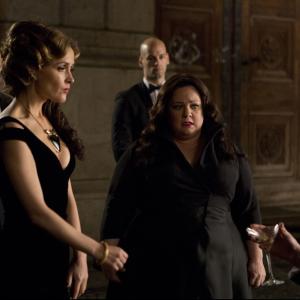 Still of Rose Byrne and Melissa McCarthy in Spy (2015)