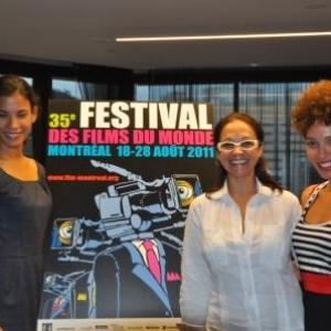 Danay Garcia, Margarita Cadenas and Arlette Torres at The World Film Festivam Montréal, Canada 2011