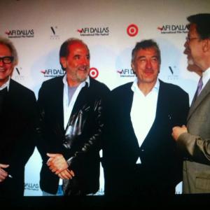 Barry Levinson, Art Linson, Robert De Niro and Michael Cain 2008, AFI DALLAS