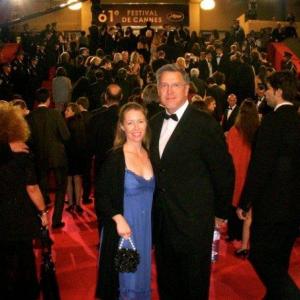 Melina McKinnon and Michael Cain Cannes Film Festival