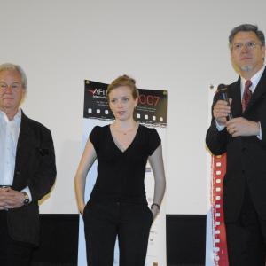 Gordon Pinsent, Director Sarah Polley and Michael Cain at the AFI DALLAS 2007 Closing NIght FIlm AWAY FROM HER.