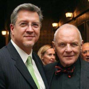 Michael Cain and Sir Anthony Hopkins in fundraising dinner for the Dallas FIlm Society