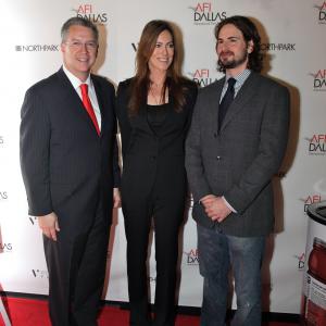 Michael Cain Kathryn Bigelow and Mark Boal April 2009 AFI DALLAS Premiere of THE HURT LOCKER and Presentation of the Dallas Star Award to Kathryn Bigelow