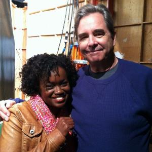 acting with legend Beau Bridges on THE MILLERS