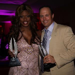 Laverne Cox and Geoff Callan at the 20th Annual GLAAD Media Awards