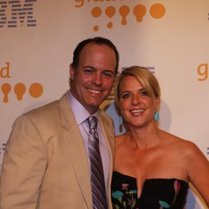 Geoff Callan and wife Hilary Newsom Callan at the 20th Annual GLAAD Media Awards - San Francisco