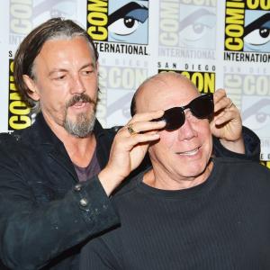 Dayton Callie and Tommy Flanagan at event of Sons of Anarchy (2008)
