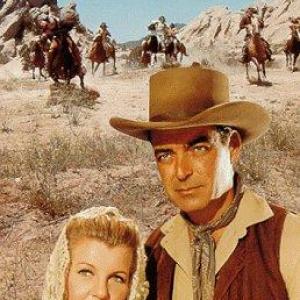 Rory Calhoun and Corinne Calvet in Apache Uprising 1965