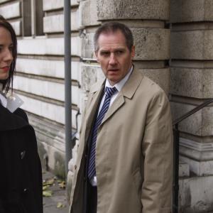 Still of Mhairi Calvey as Jessica and Tom Kelly as Mr Kendall in TV Movie Gemini 2014