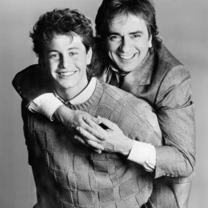 Still of Dudley Moore and Kirk Cameron in Like Father Like Son (1987)