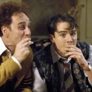 Christian Campbell and John Kassir in Reefer Madness