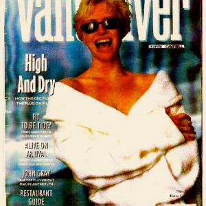 Vancouver Magazine Cover for Karen Campbell's National TV Series and MTV VJ NYC...