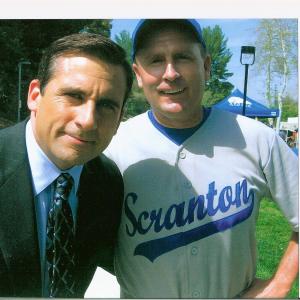 On THE OFFICE with Steve Carell