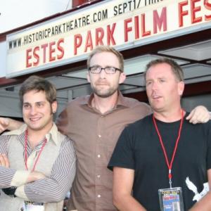 Larkin at Estes Park Film Festival. CHAINED was voted BEST THRILLER/DRAMA