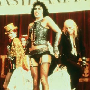 Still of Tim Curry, Nell Campbell, Richard O'Brien and Patricia Quinn in The Rocky Horror Picture Show (1975)