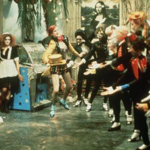Still of Nell Campbell, Richard O'Brien and Patricia Quinn in The Rocky Horror Picture Show (1975)