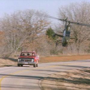 Doubling for Luke Wilson on Home Fries Helicopter Chase