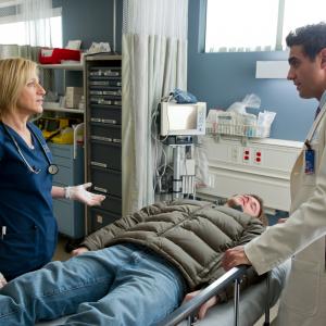Edie Falco and Bobby Cannavale in Nurse Jackie (2009)