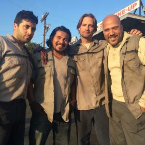 on the set of Colony2015