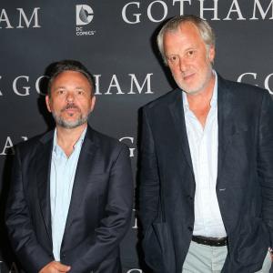 Danny Cannon and Bruno Heller at event of Gotham 2014