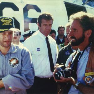 Chris Canole as NASA recovery team photographer with Tom Hanks in Apollo 13