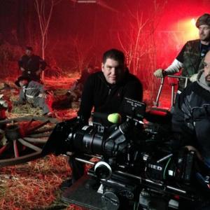 Civil War 1862 set of SMALL MIRACLES 2014 with Cinematographer Adrian Correia and Key Grip Greg Meola