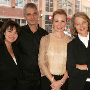 Charlotte Rampling Laurent Cantet Louise Portal and Karen Young at event of Vers le sud 2005