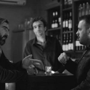 Eric Cantona Simon Phillips and Miguel Pinheiro in Jack Says 2008