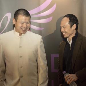 Still of Yanzi Shi and Jason Ninh Cao at the East Winds Film festival.