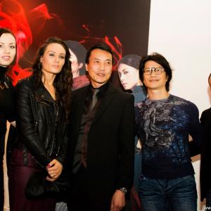 Still of Dustin Nguyen Jason Ninh Cao Zara Phythian  Dave Wong at event of Once Upon A Time In Vietnam in Coventry UK