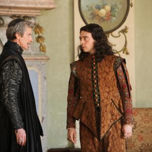 Still of Peter Capaldi and Ryan Gage in The Musketeers (2014)