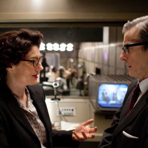 Still of Peter Capaldi and Anna Chancellor in The Hour 2011