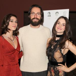 Lizzy Caplan Martin Starr and Alison Brie at event of Save the Date 2012