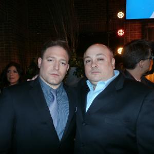 David Weintraub and Dominic Capone at Reelz premiere in NY