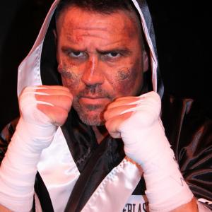 Chris Cardona as Mountain McClintock in NY stage production of REQUIEM FOR A HEAVYWEIGHT.