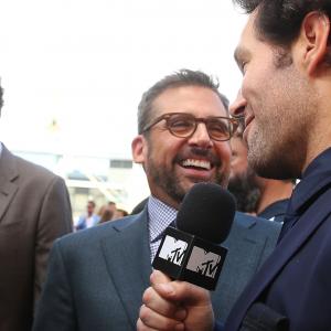 Steve Carell and Paul Rudd at event of Anchorman 2: The Legend Continues (2013)