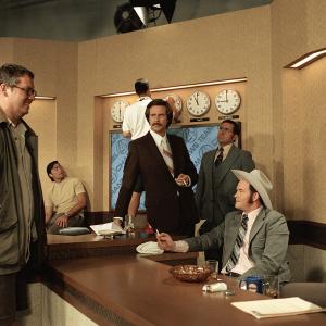 Still of Will Ferrell Steve Carell David Koechner Adam McKay and Paul Rudd in Ziniu vedejas Rono Burgundzio legenda 2004