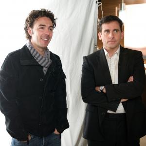 Steve Carell and Shawn Levy in Naktinis pasimatymas 2010