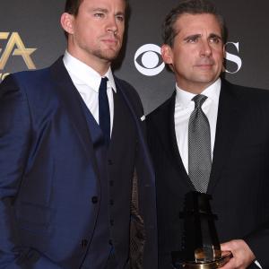 Steve Carell and Channing Tatum at event of Hollywood Film Awards (2014)