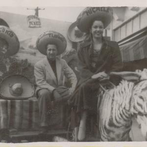 JEANNE CARMEN & SANDY SCOTT: Tijuana, Mexico. 1948