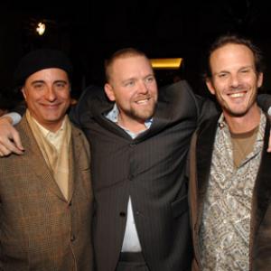 Andy Garcia, Peter Berg and Joe Carnahan at event of Smokin' Aces (2006)