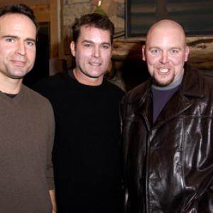Ray Liotta Jason Patric and Joe Carnahan at event of Narc 2002