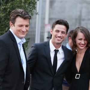Amy Acker James Carpinello and Nathan Fillion at event of Much Ado About Nothing 2012