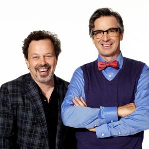 Still of Robert Carradine and Curtis Armstrong in King of the Nerds 2013