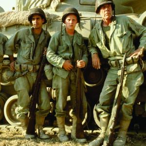 Still of Mark Hamill, Robert Carradine, Lee Marvin, Bobby Di Cicco and Kelly Ward in The Big Red One (1980)