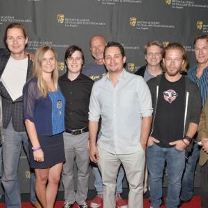2013 BAFTA Awards; Salvador Carrasco (far right), Executive Producer of 