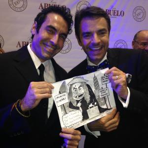 Joaqun and Eugenio Derbez at Premios Platino Event