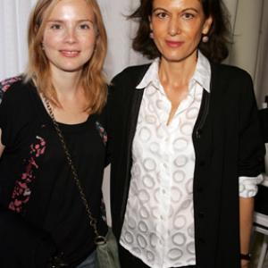 Isabelle Carré and Anne Fontaine