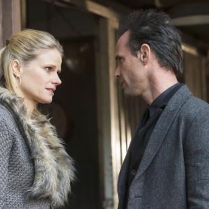 Still of Joelle Carter and Walton Goggins in Justified 2010